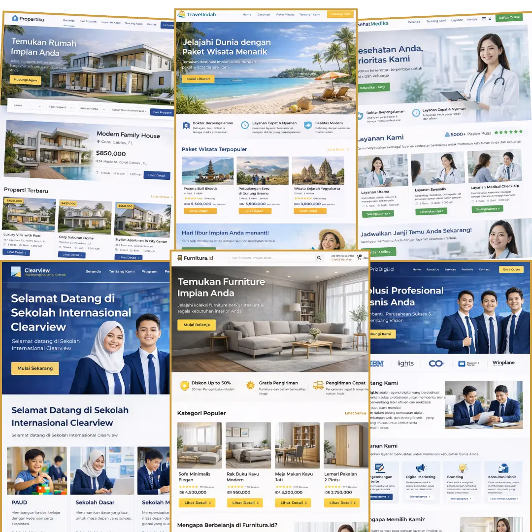 Priz Digi Kreatif - Jasa Pembuatan Website